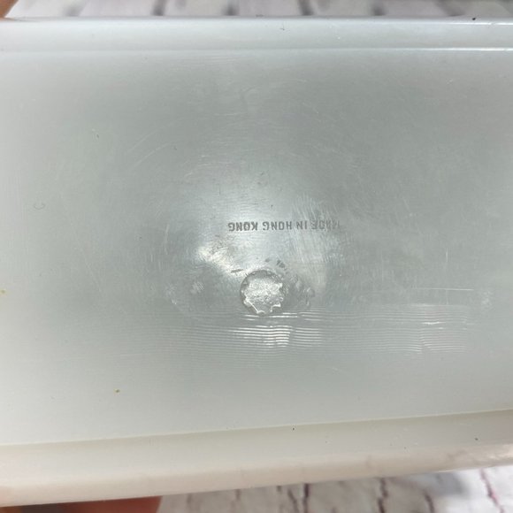 Vintage Jewelry Keepsake Box, Handmade Floral Plastic Trinket Chest - Picture 9 of 10